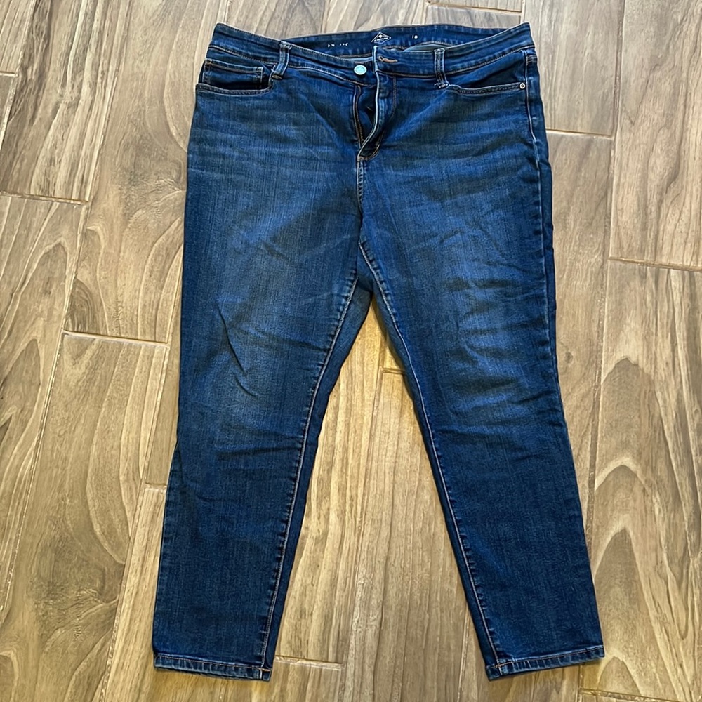 St. John's Bay Womens Mid Rise Skinny Fit Jean